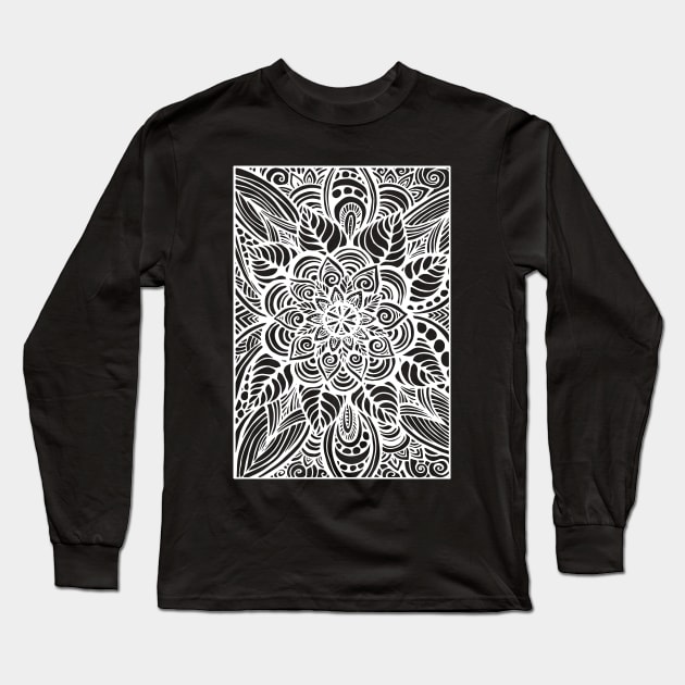 mandala Long Sleeve T-Shirt by asiancoffeegirl